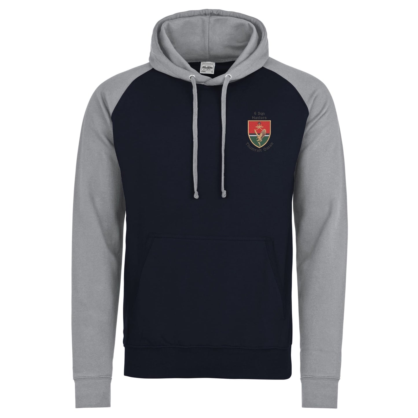 6 Sqn Hunters Thumrait Oman Contrast Hoodie