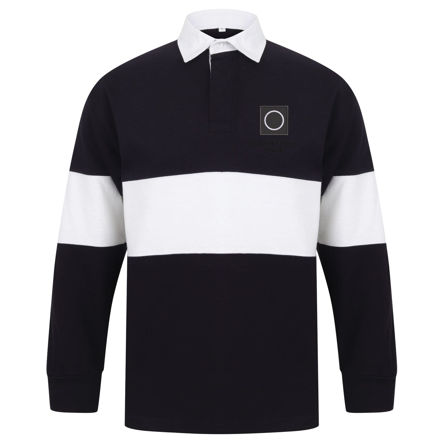 6th (United Kingdom) Division Long Sleeve Panelled Rugby Shirt