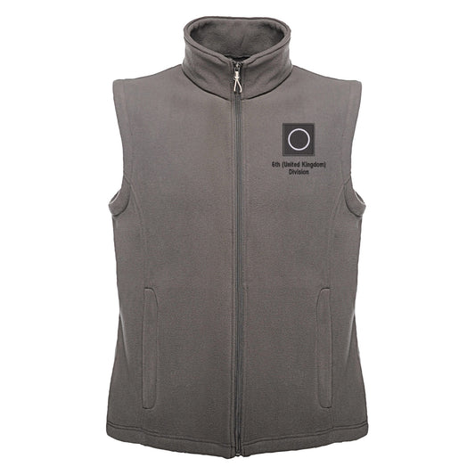 6th (United Kingdom) Division Regatta Fleece Bodywarmer