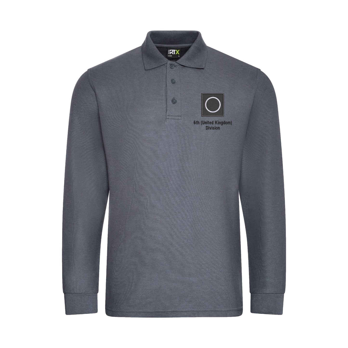 6th (United Kingdom) Division Long Sleeve Polo Shirt