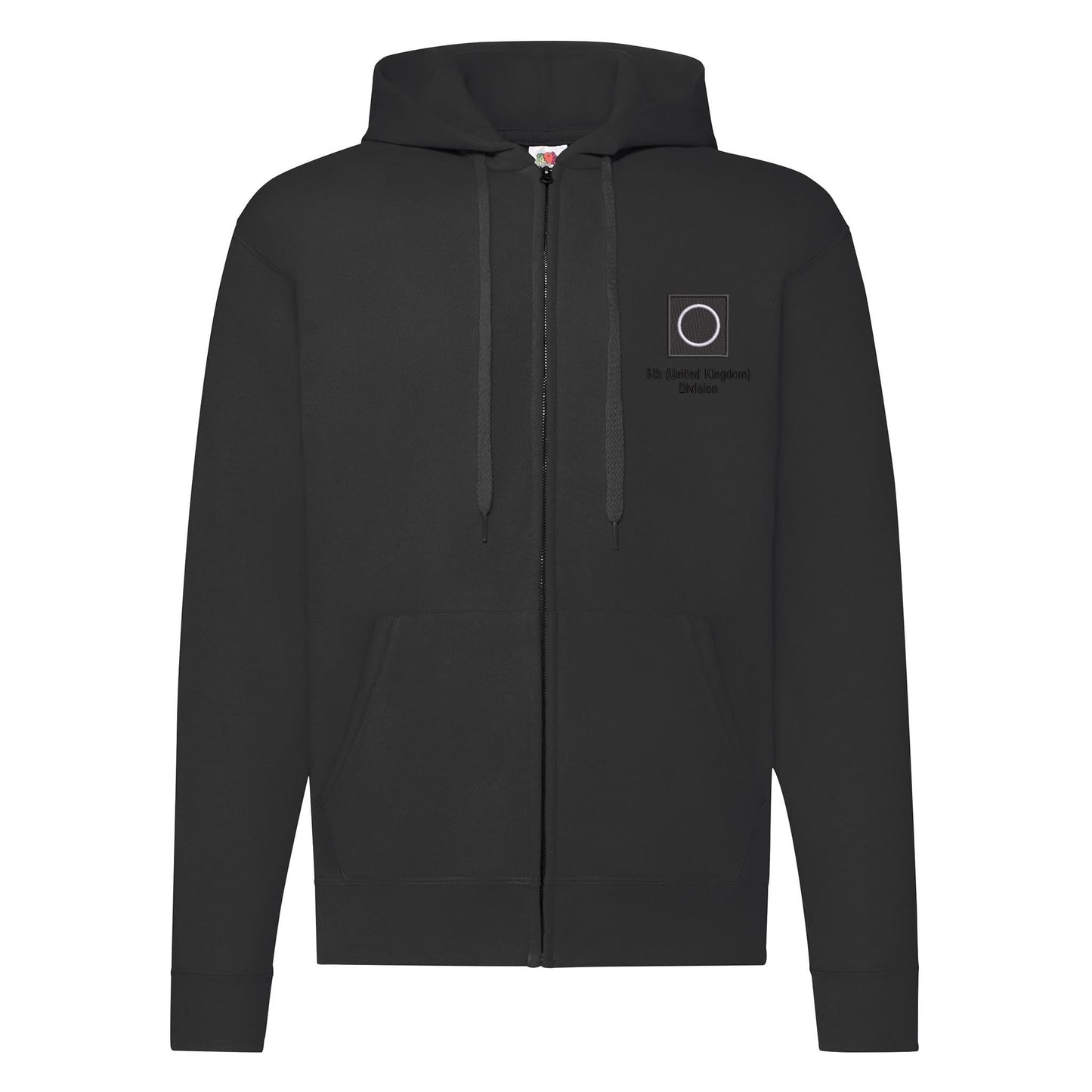 6th (United Kingdom) Division Zipped Hoodie