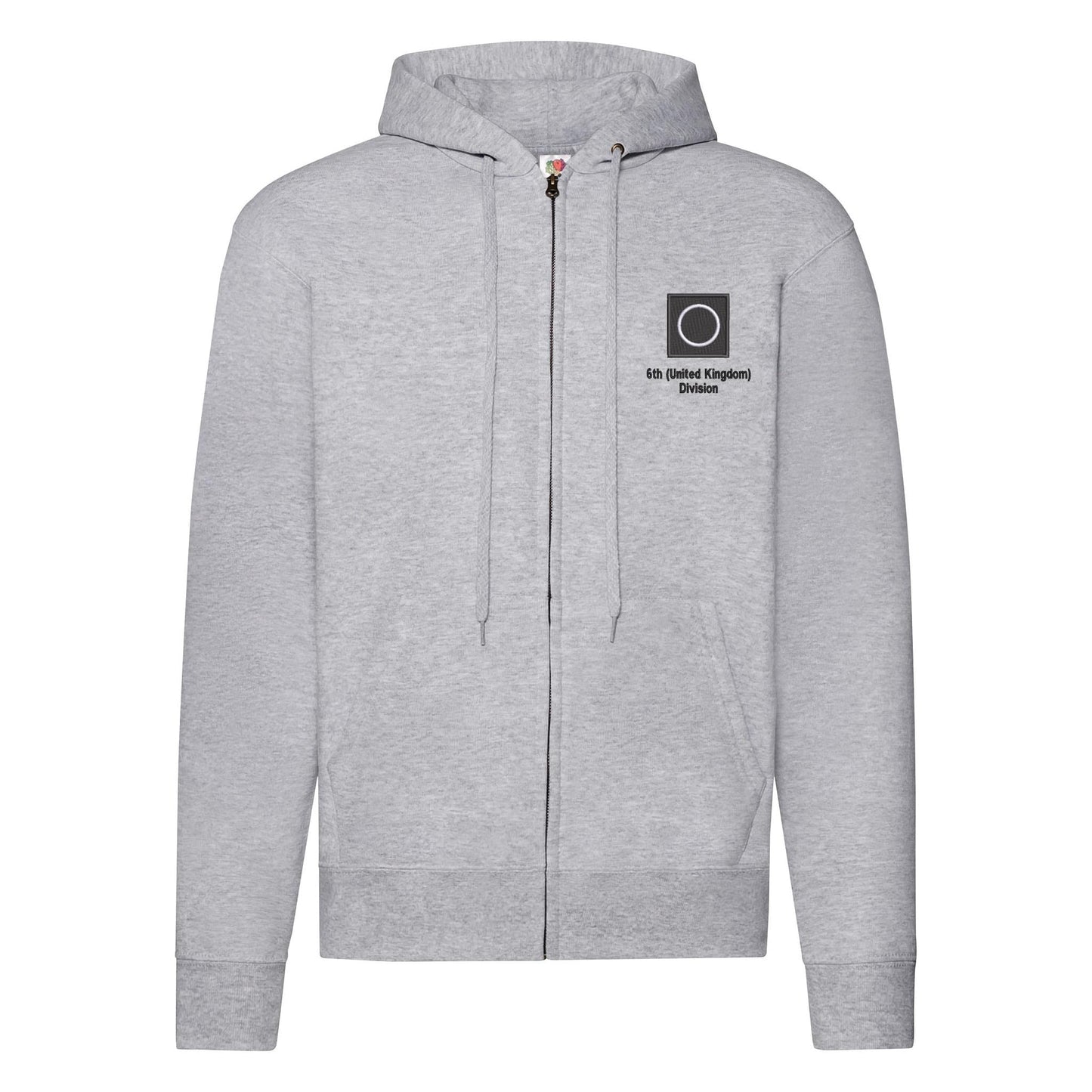 6th (United Kingdom) Division Zipped Hoodie