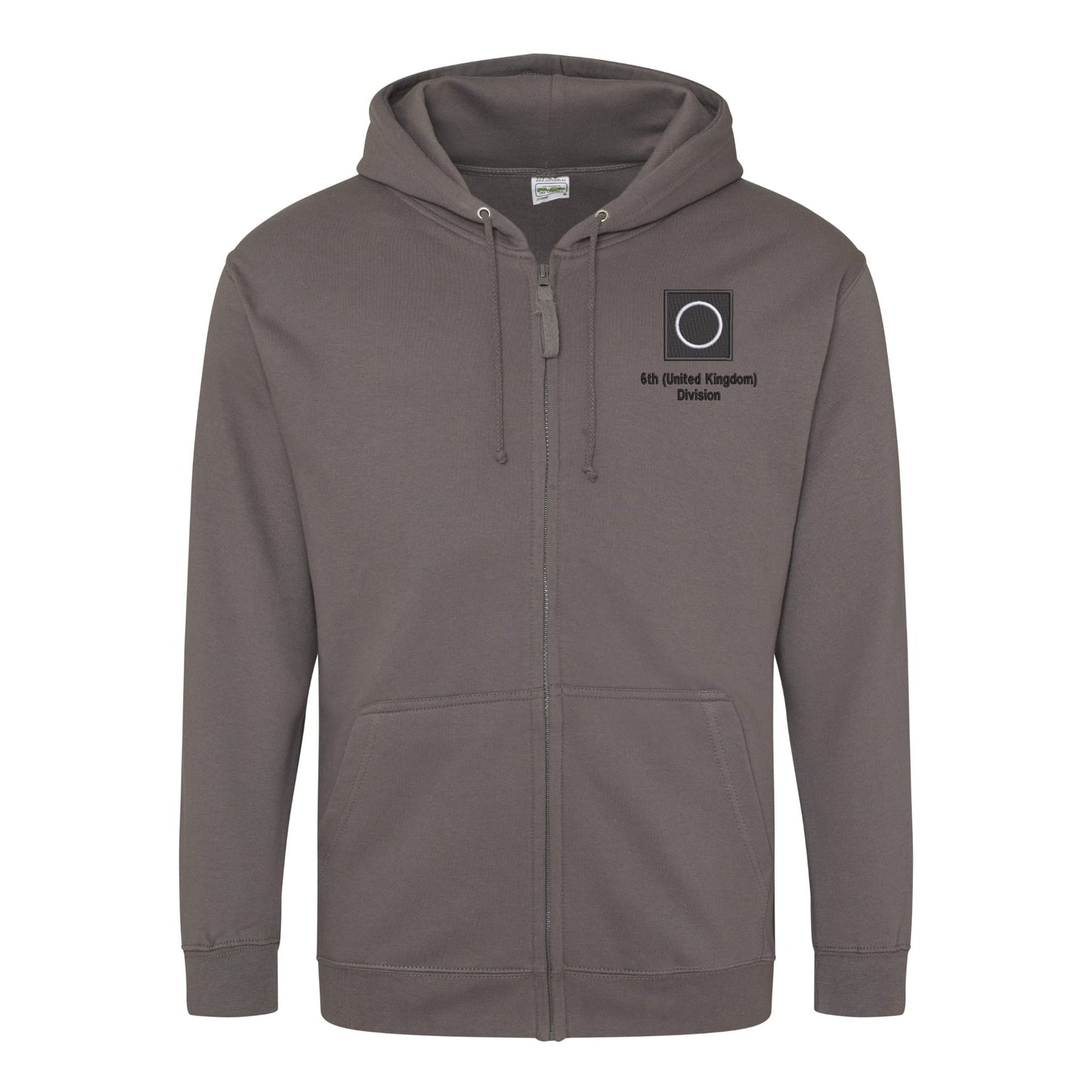 6th (United Kingdom) Division Zipped Hoodie