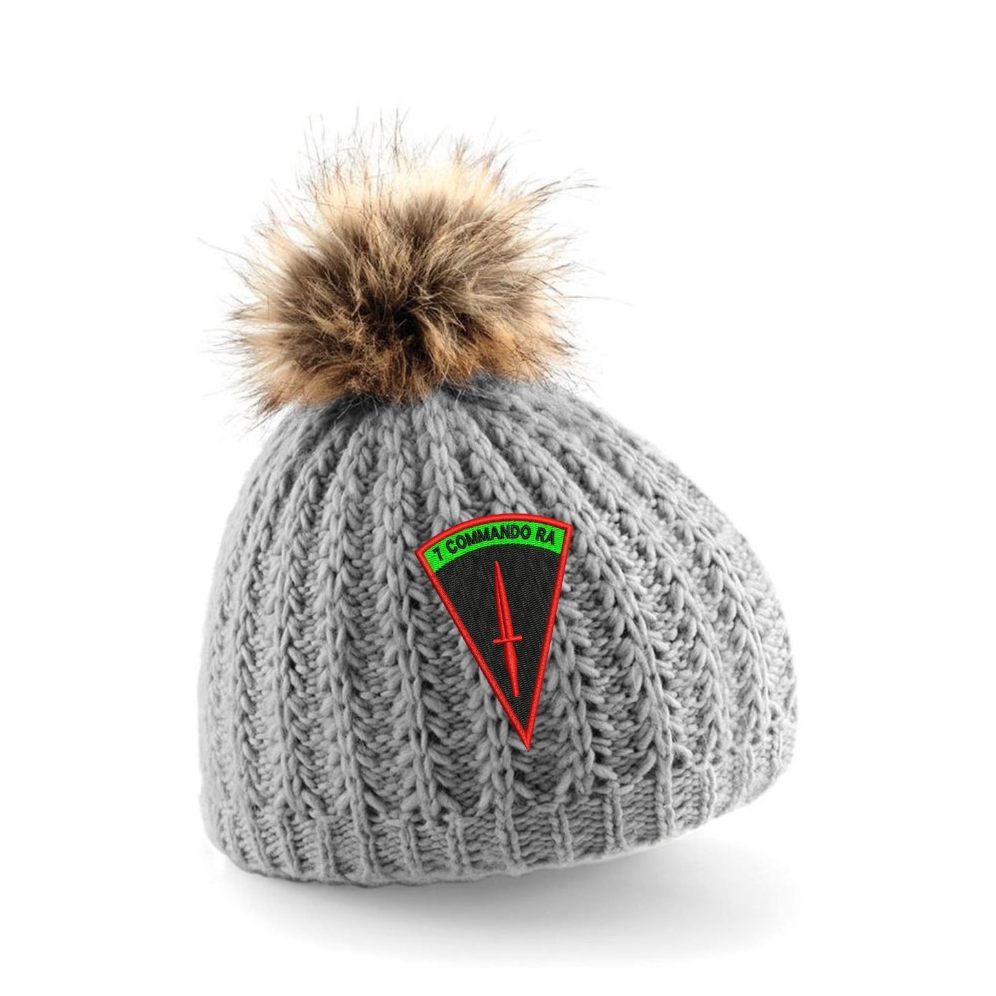 7 Commando RA Pom Pom Beanie Hat