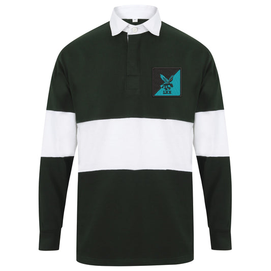 70 Field Company Long Sleeve Panelled Rugby Shirt