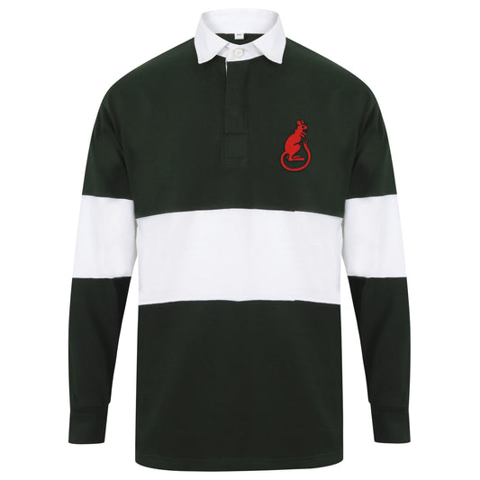 7th Armoured Division Long Sleeve Panelled Rugby Shirt