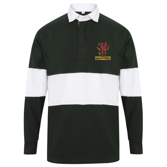 8 Training Battalion REME Long Sleeve Panelled Rugby Shirt