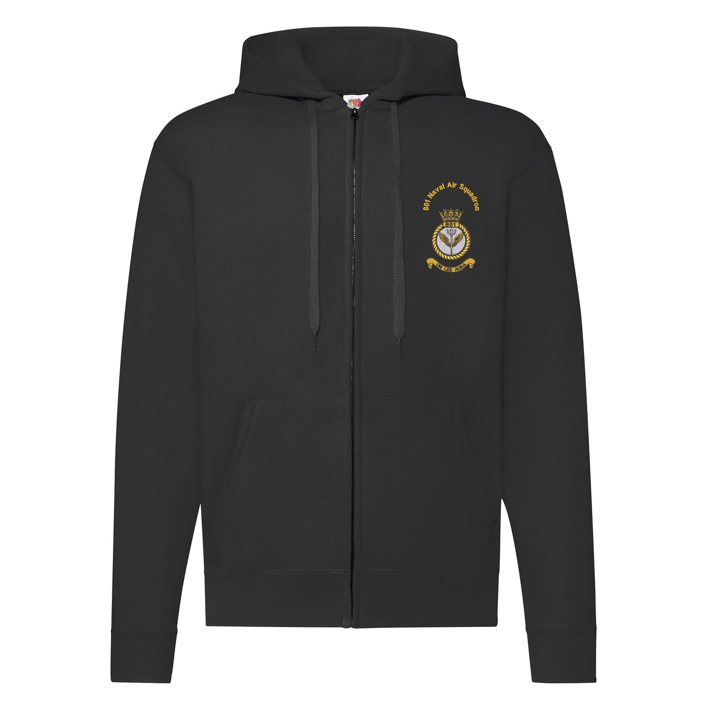 801 Naval Air Squadron Zipped Hoodie