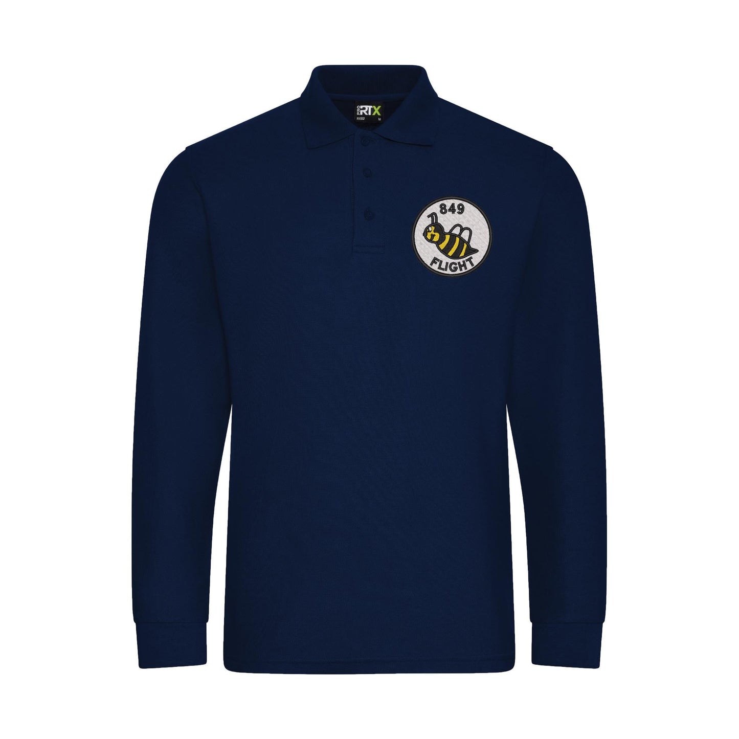 849 Squadron Flight B Long Sleeve Polo Shirt