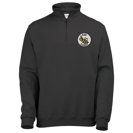 849 Squadron Flight B 1/4 Zip Sweatshirt