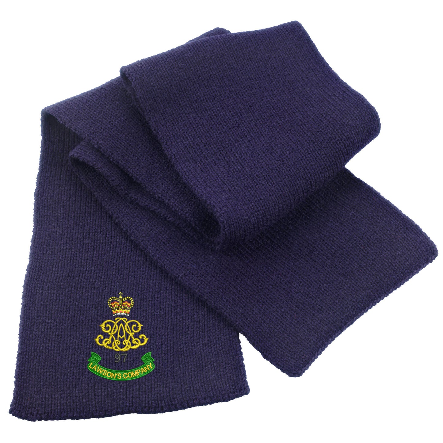 97 Battery (Lawson's Company) Royal Artillery Heavy Knit Scarf