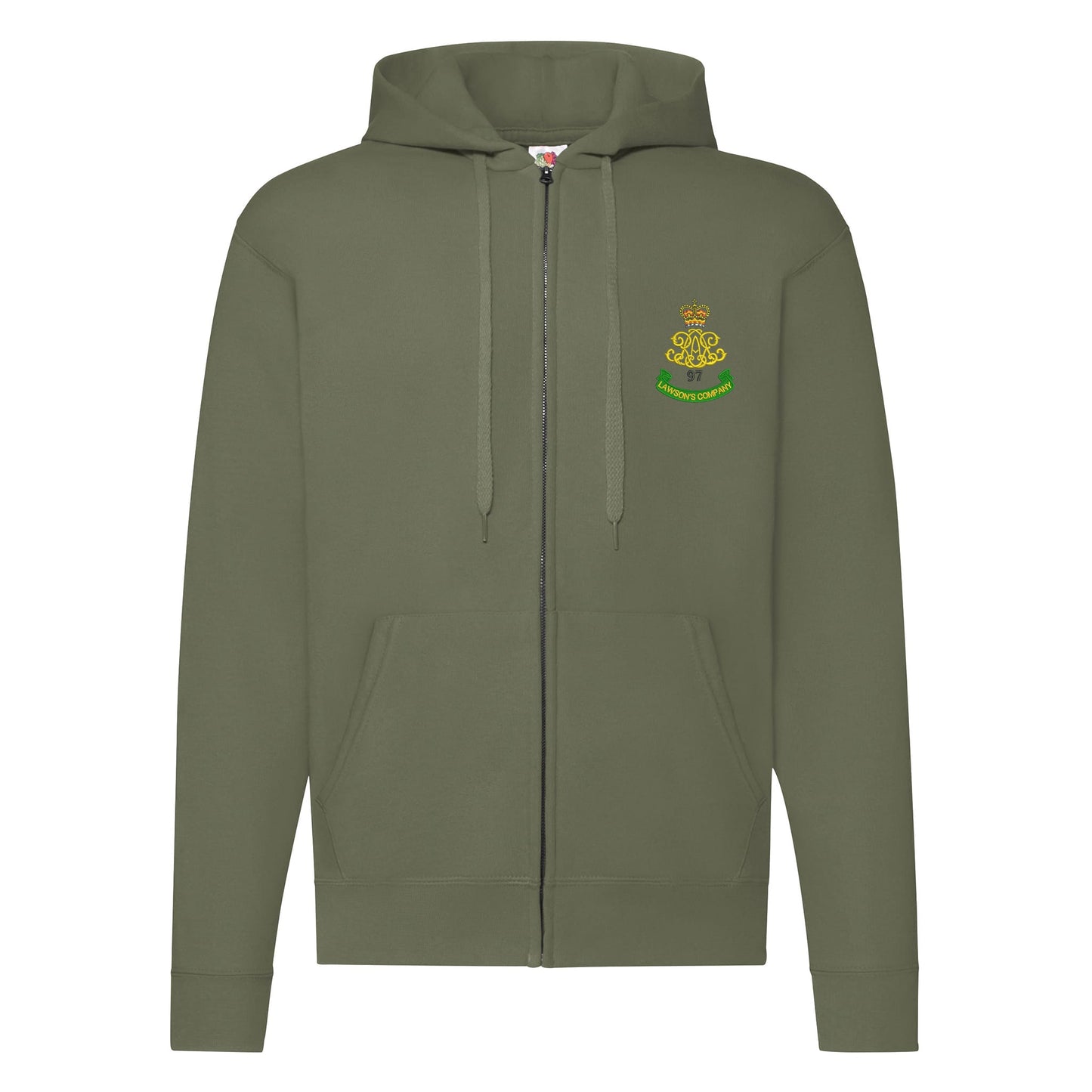 97 Battery (Lawson's Company) Royal Artillery Zipped Hoodie