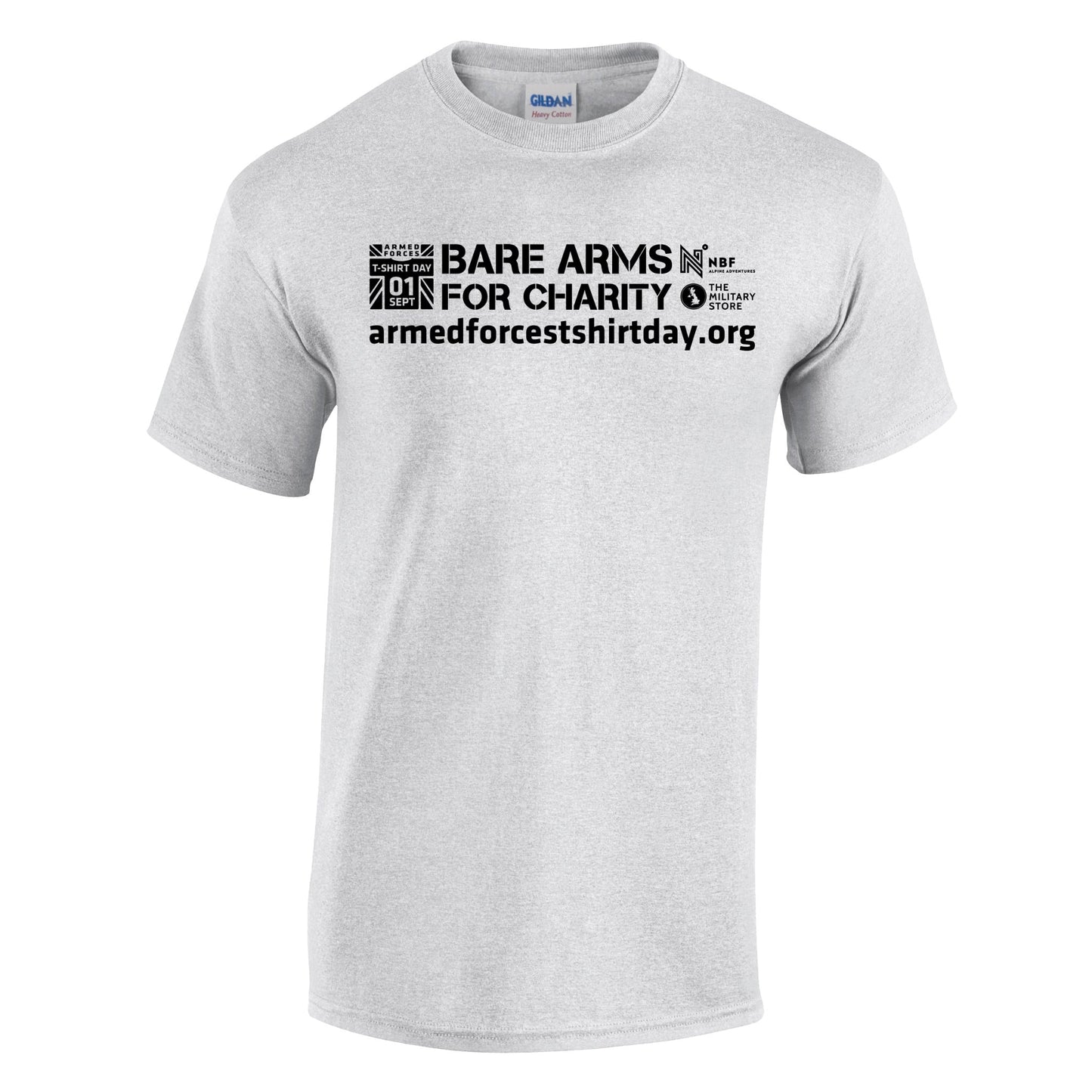 Armed Forces T-Shirt Day 2025 - 'Classic Black Logo' Cotton T-Shirt