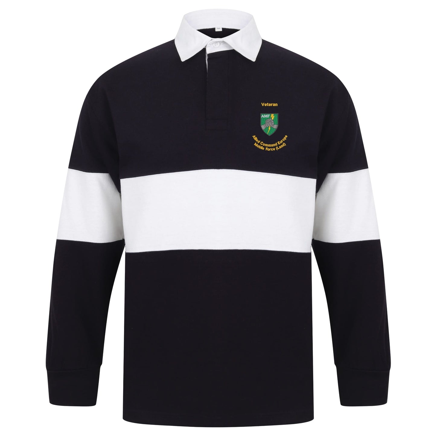 Allied Command Europe Long Sleeve Panelled Rugby Shirt