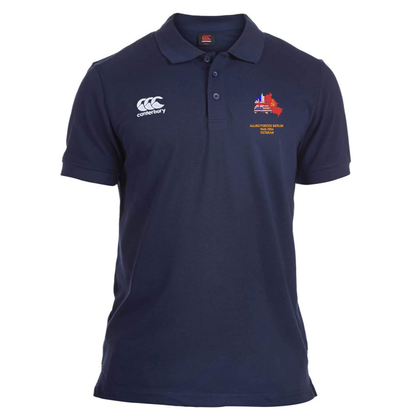 Allied Forces Berlin Veteran Canterbury Rugby Polo
