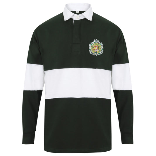 Argyll and Sutherland Highlanders Long Sleeve Panelled Rugby Shirt