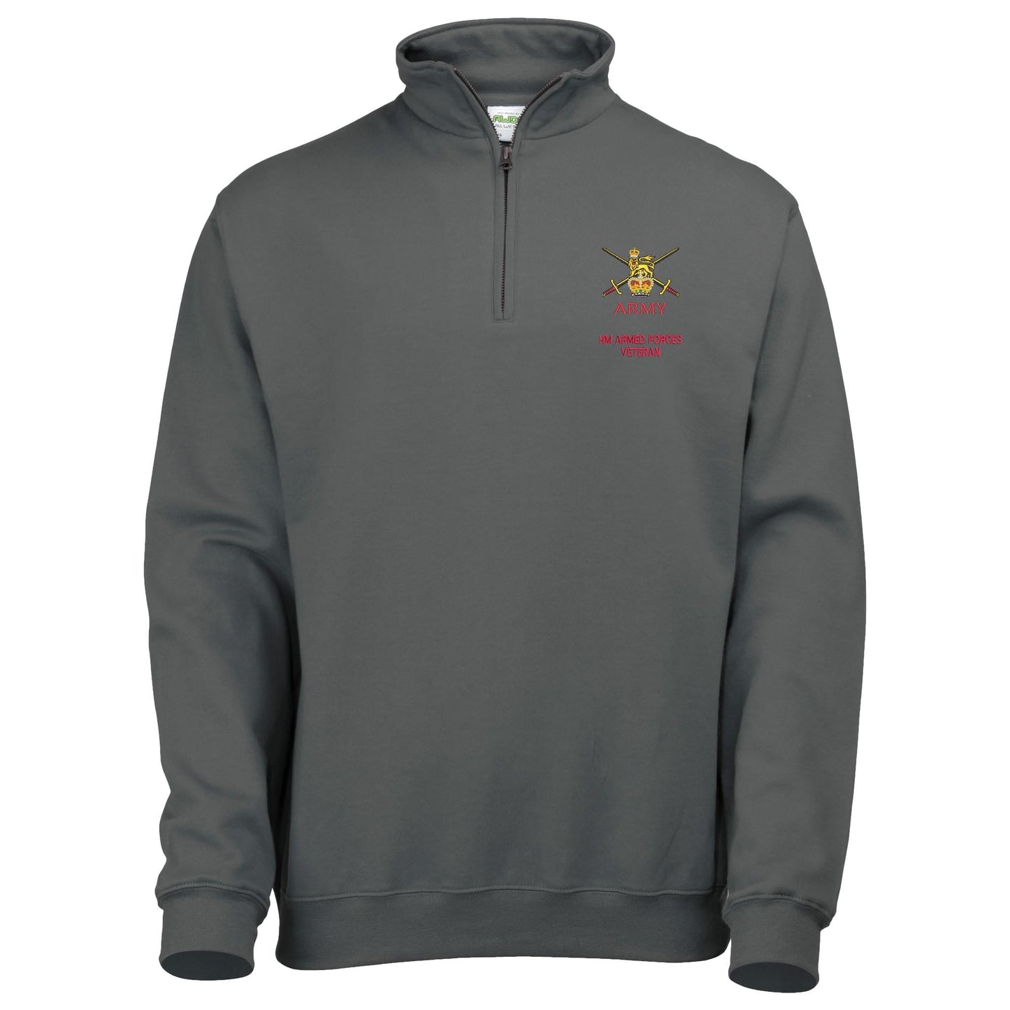 Army - Armed Forces Veteran Quarter Zip Sweatshirt