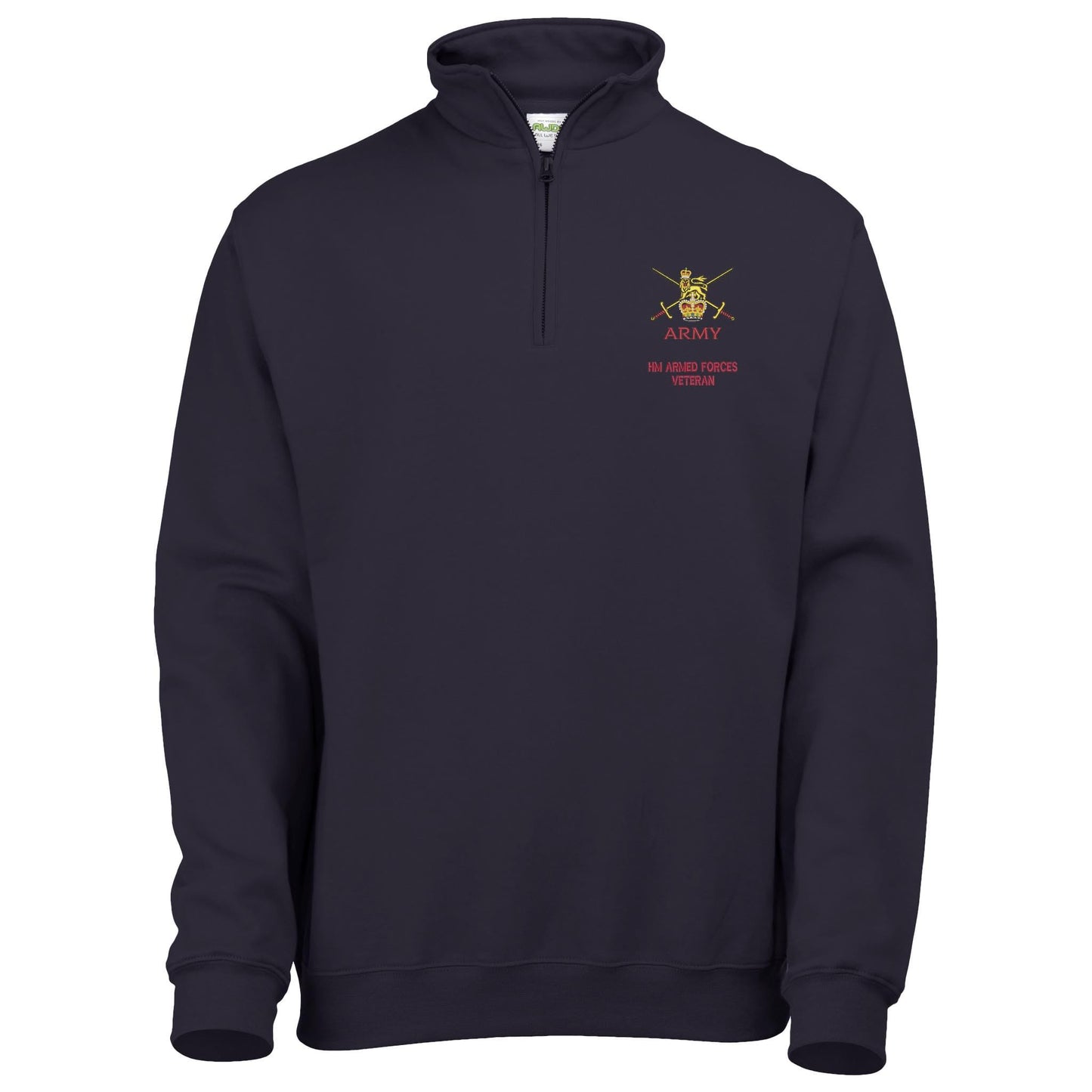 Army - Armed Forces Veteran Quarter Zip Sweatshirt