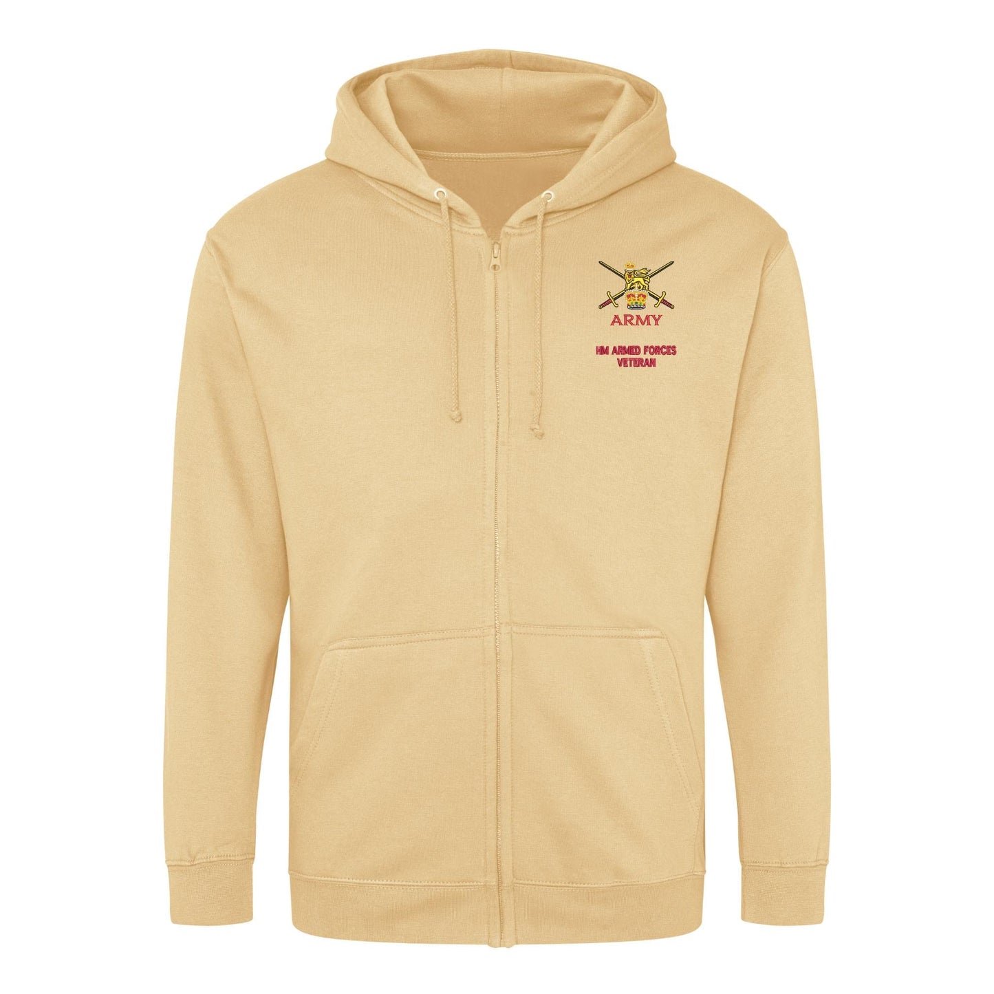 Army - Armed Forces Veteran Zipped Hoodie