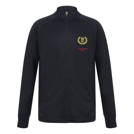 Army Boxing Team Knitted Tracksuit Top