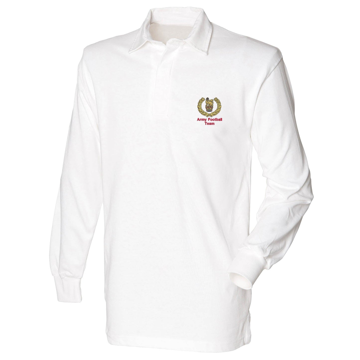 Army Football Team Long Sleeve Rugby Shirt