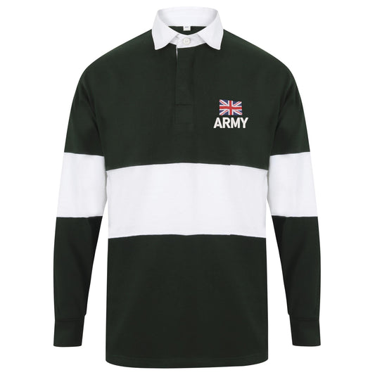 Army (New Logo) Long Sleeve Panelled Rugby Shirt
