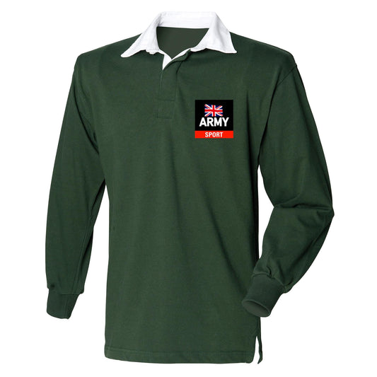 Army Sports Long Sleeve Rugby Shirt