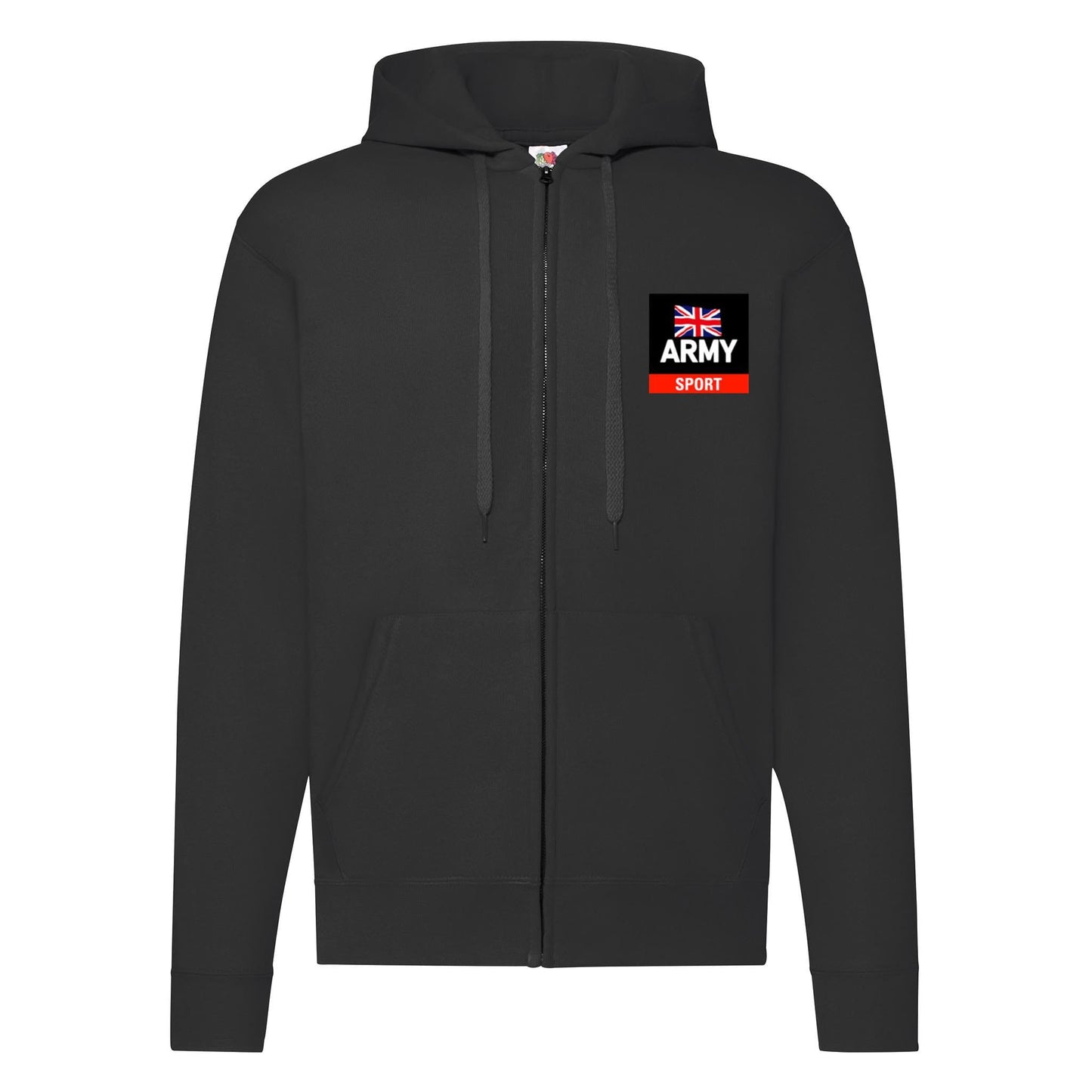 Army Sports Zipped Hoodie