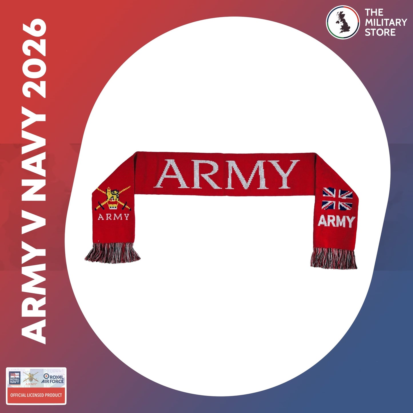 Army (Crossed Swords) Woven Scarf