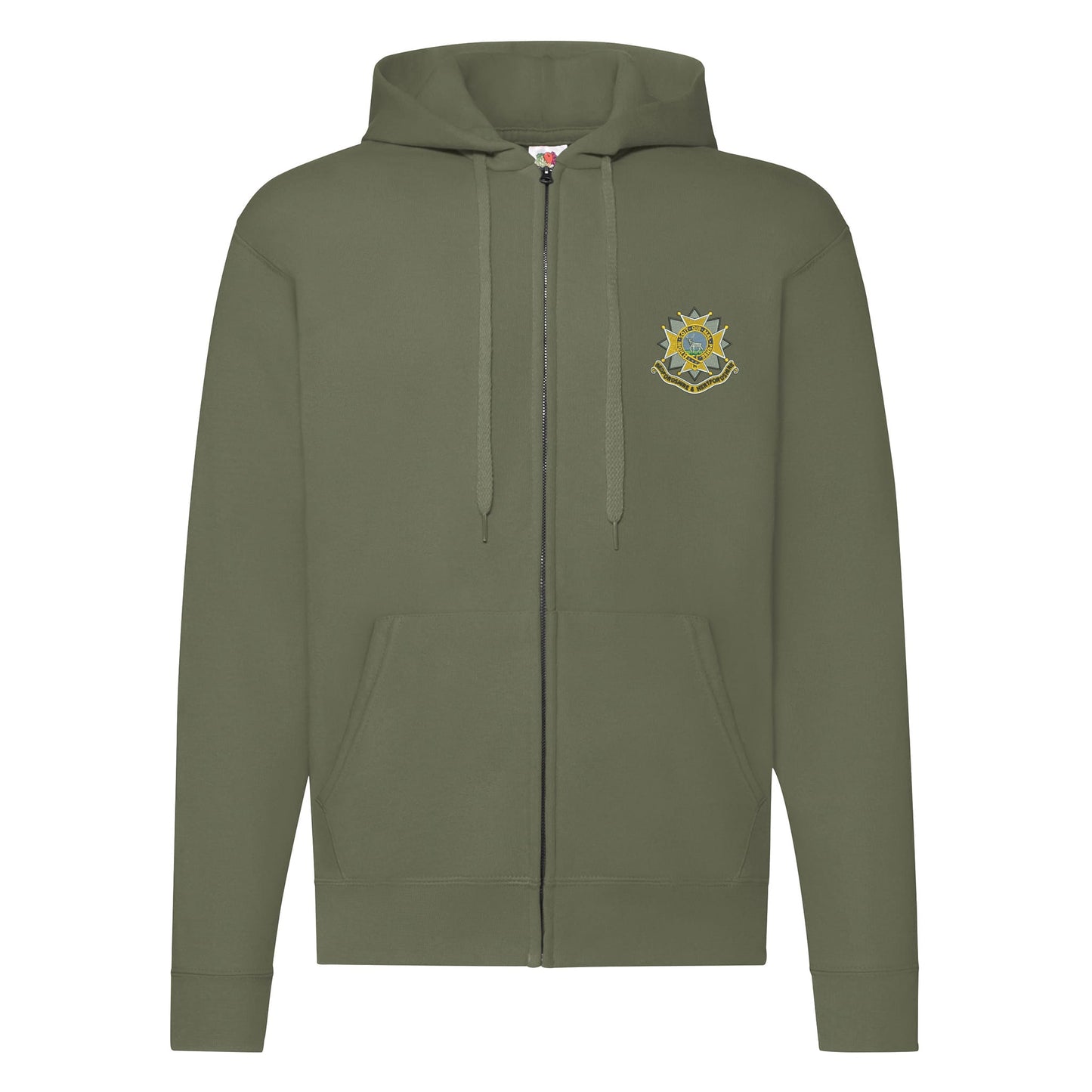 Bedfordshire and Hertfordshire Regiment Zipped Hoodie