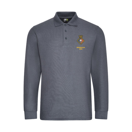 Birmingham URNU Long Sleeve Polo Shirt