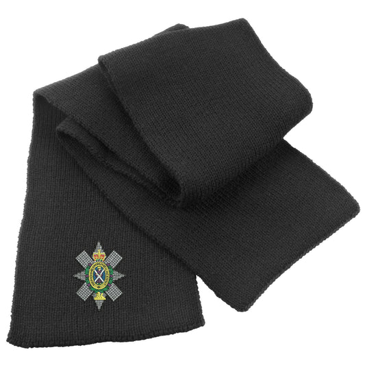 Black Watch Heavy Knit Scarf