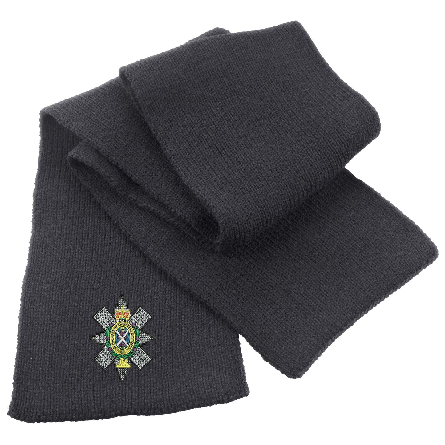 Black Watch Heavy Knit Scarf
