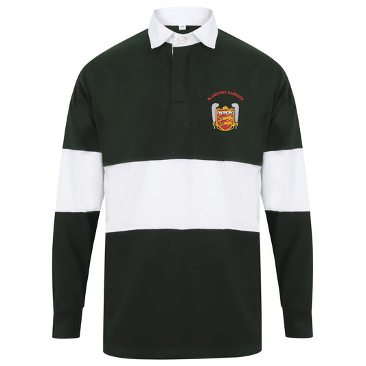 Blandford Garrison Long Sleeve Panelled Rugby Shirt