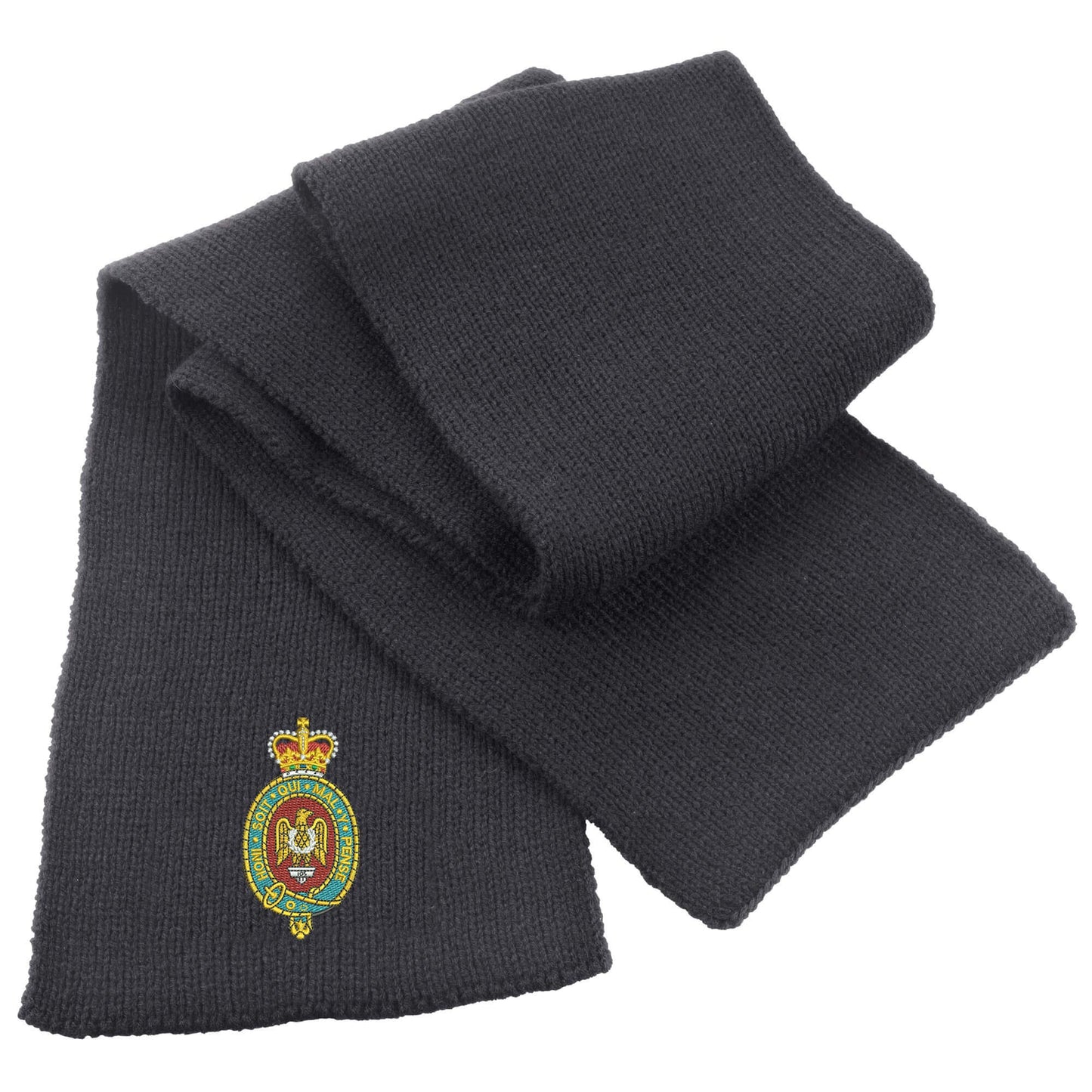 Blues and Royals Heavy Knit Scarf