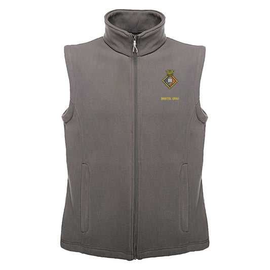 Bristol University Royal Naval Unit Regatta Fleece Bodywarmer