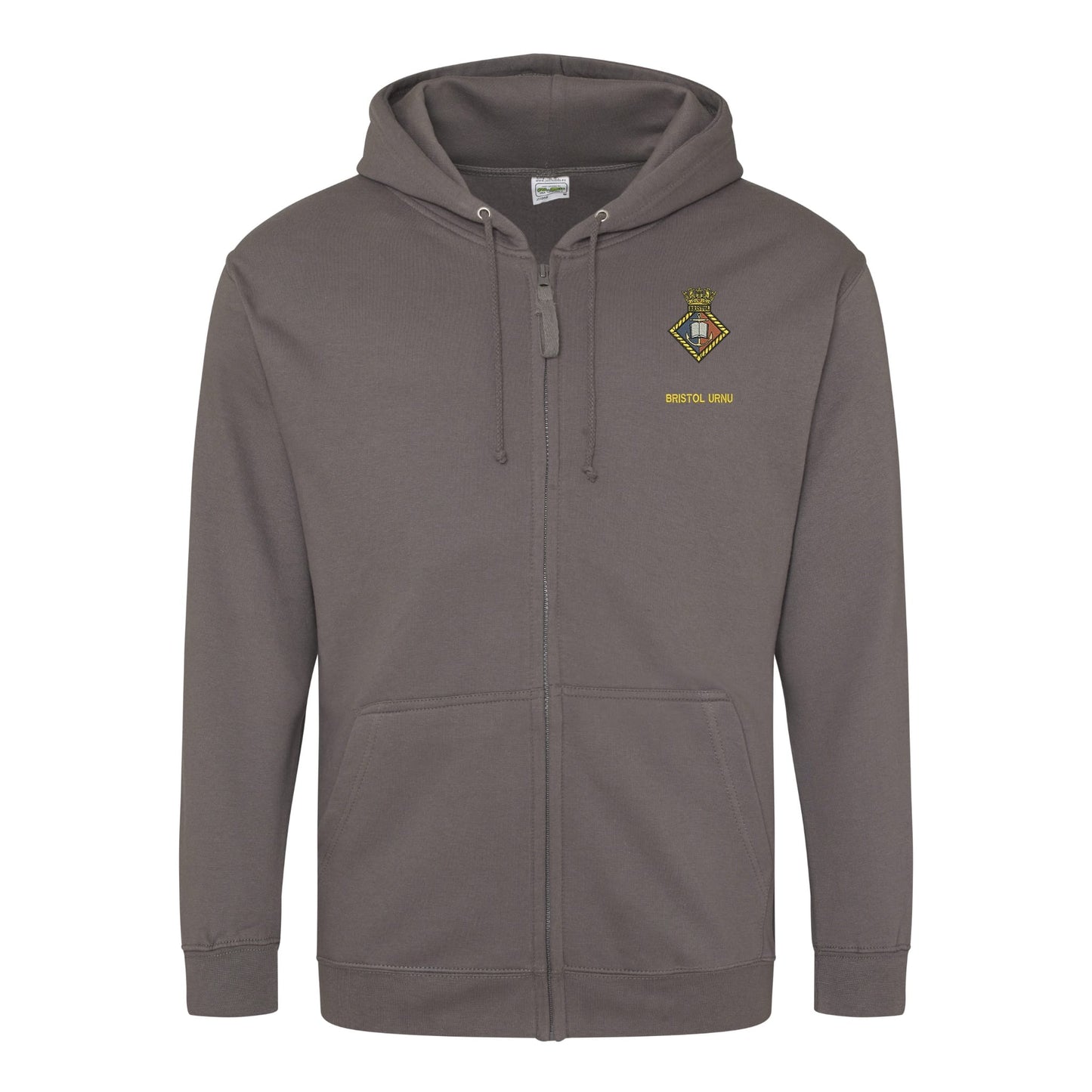 Bristol University Royal Naval Unit Zipped Hoodie