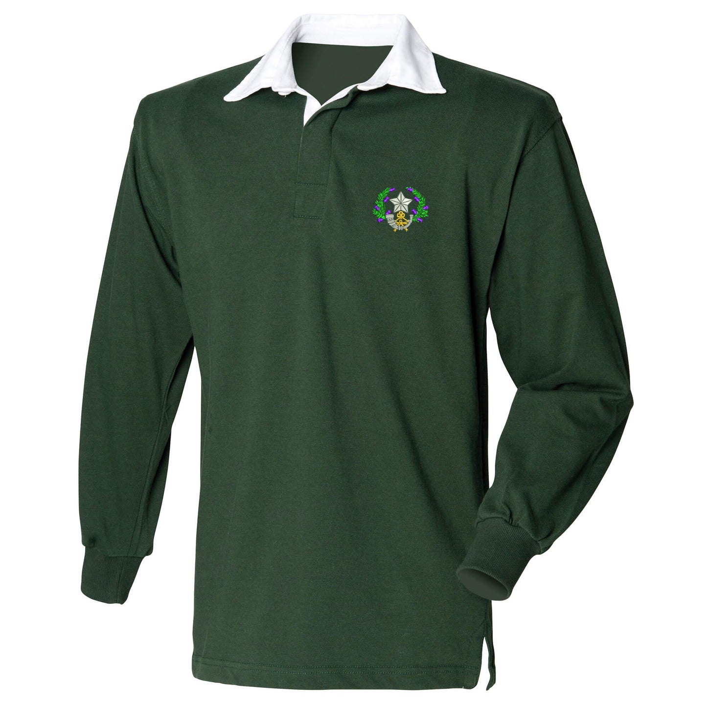 Cameronians Scottish Rifles Long Sleeve Rugby Shirt