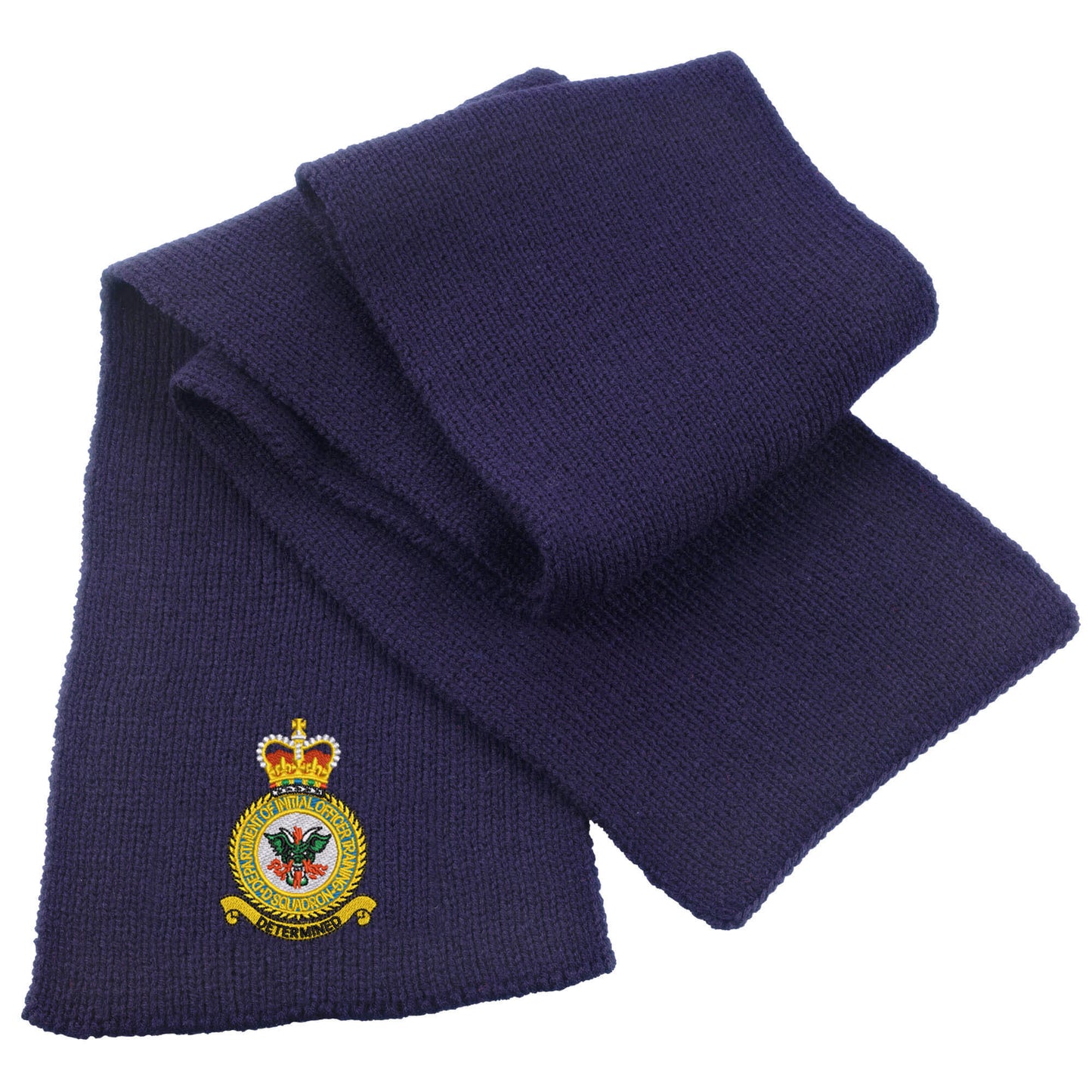 D Squadron Department of Initial Officer Training Heavy Knit Scarf