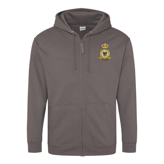 D Squadron Department of Initial Officer Training Zipped Hoodie
