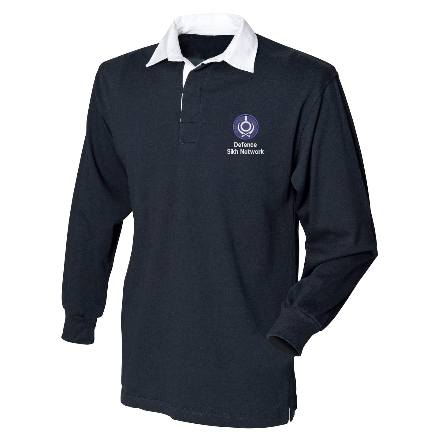 Defence Sikh Network Long Sleeve Rugby Shirt