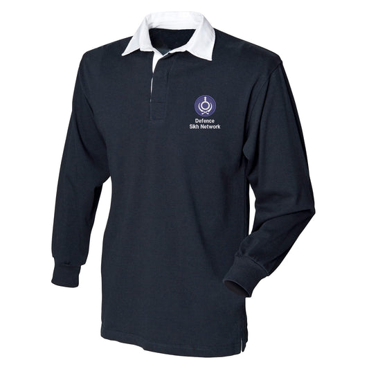 Defence Sikh Network Long Sleeve Rugby Shirt