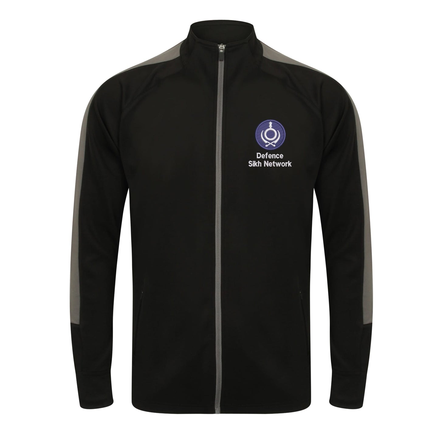 Defence Sikh Network Knitted Tracksuit Top