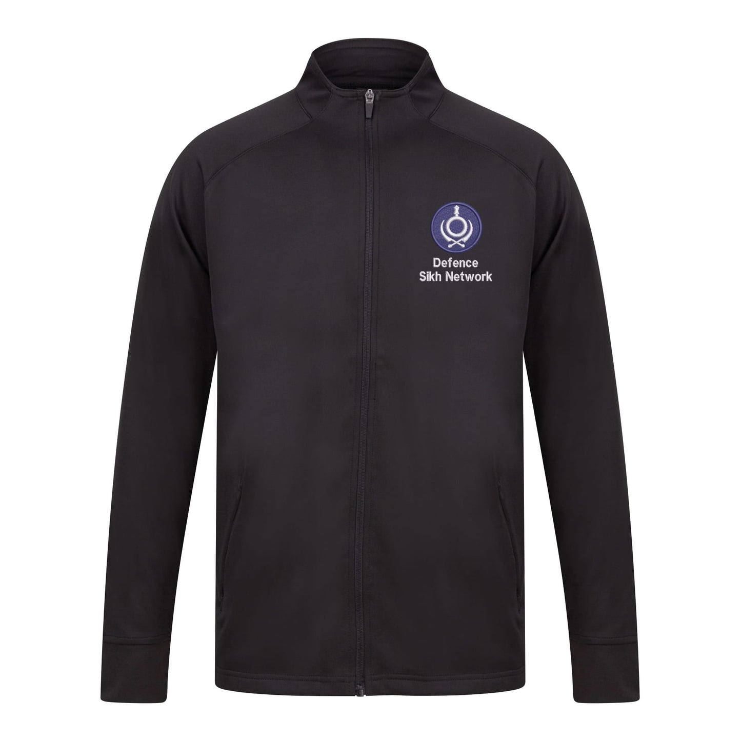 Defence Sikh Network Knitted Tracksuit Top