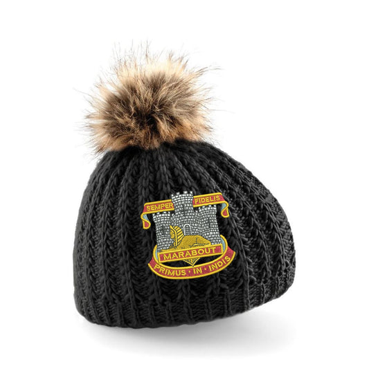 Devon and Dorset Regiment Pom Pom Beanie Hat