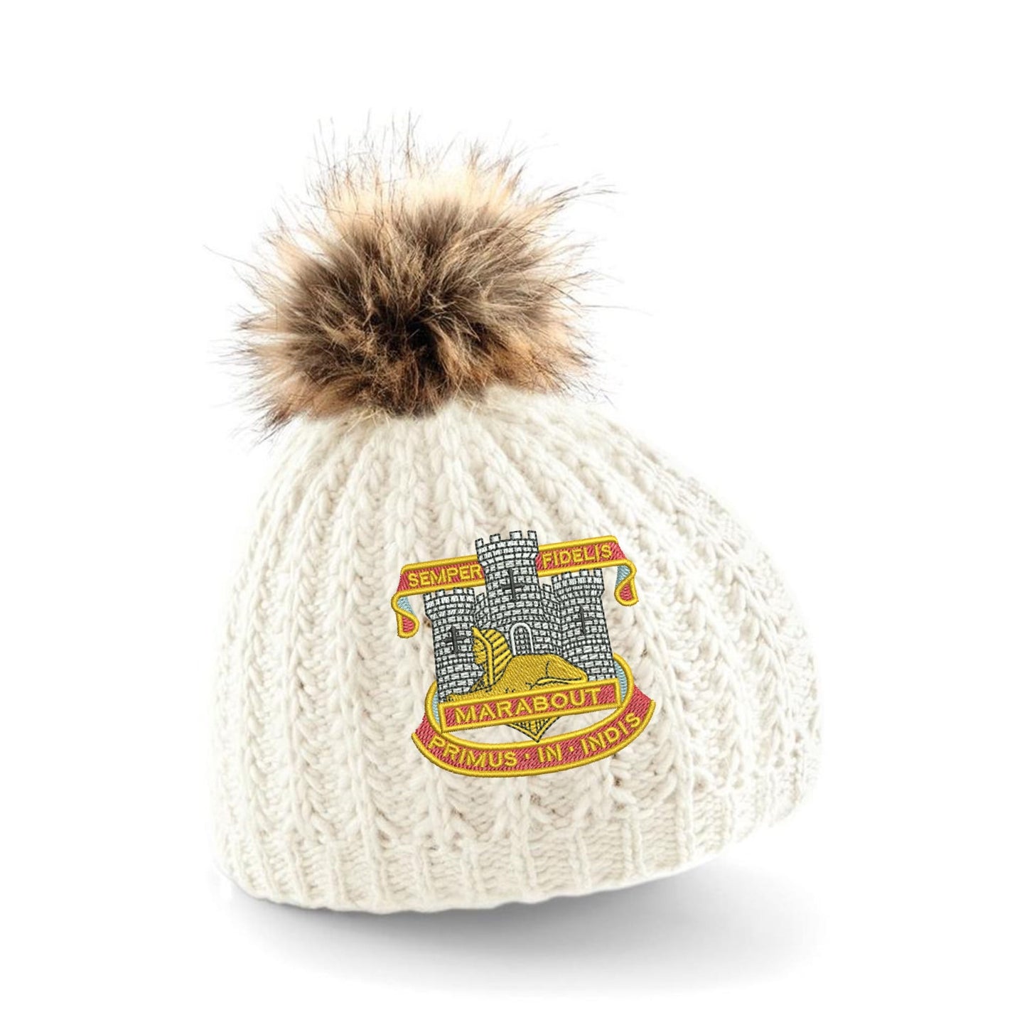 Devon and Dorset Regiment Pom Pom Beanie Hat