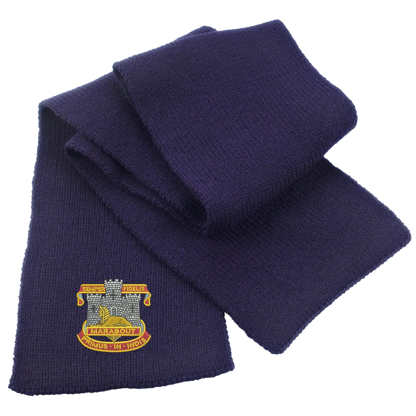 Devon and Dorset Regiment Heavy Knit Scarf