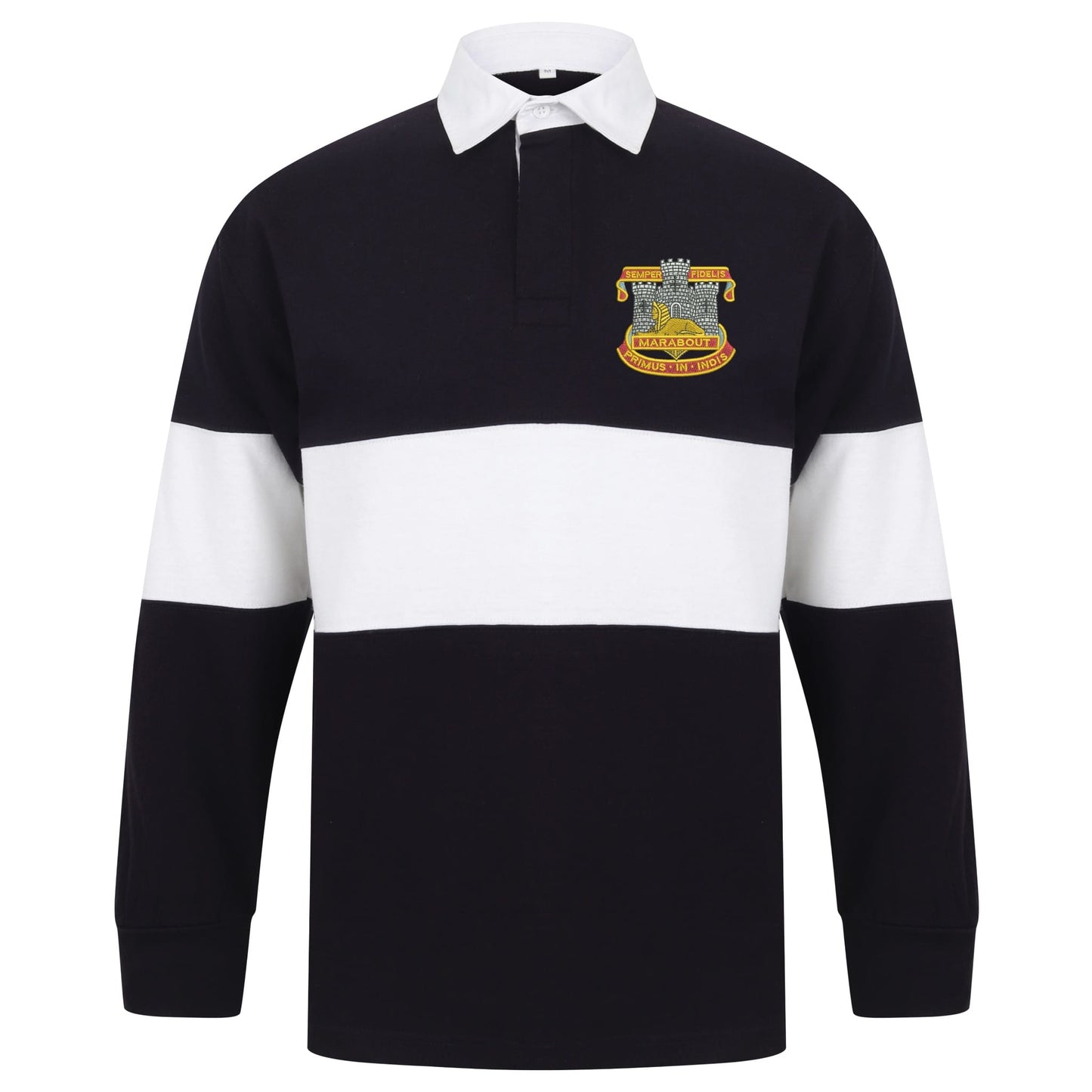 Devon and Dorset Regiment Long Sleeve Panelled Rugby Shirt