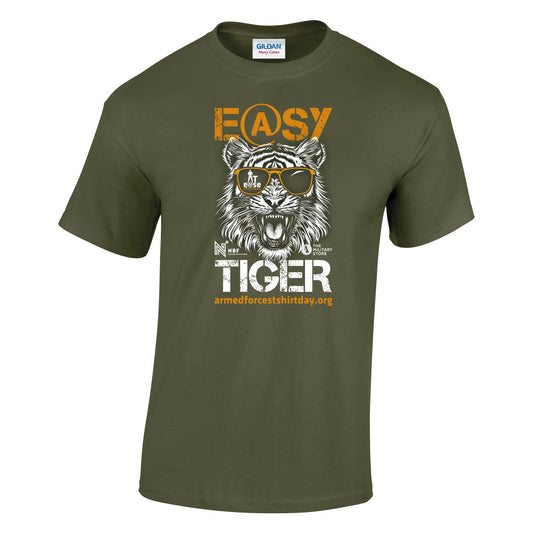 AT E@SE Festival - 'Tiger' Cotton T-Shirt
