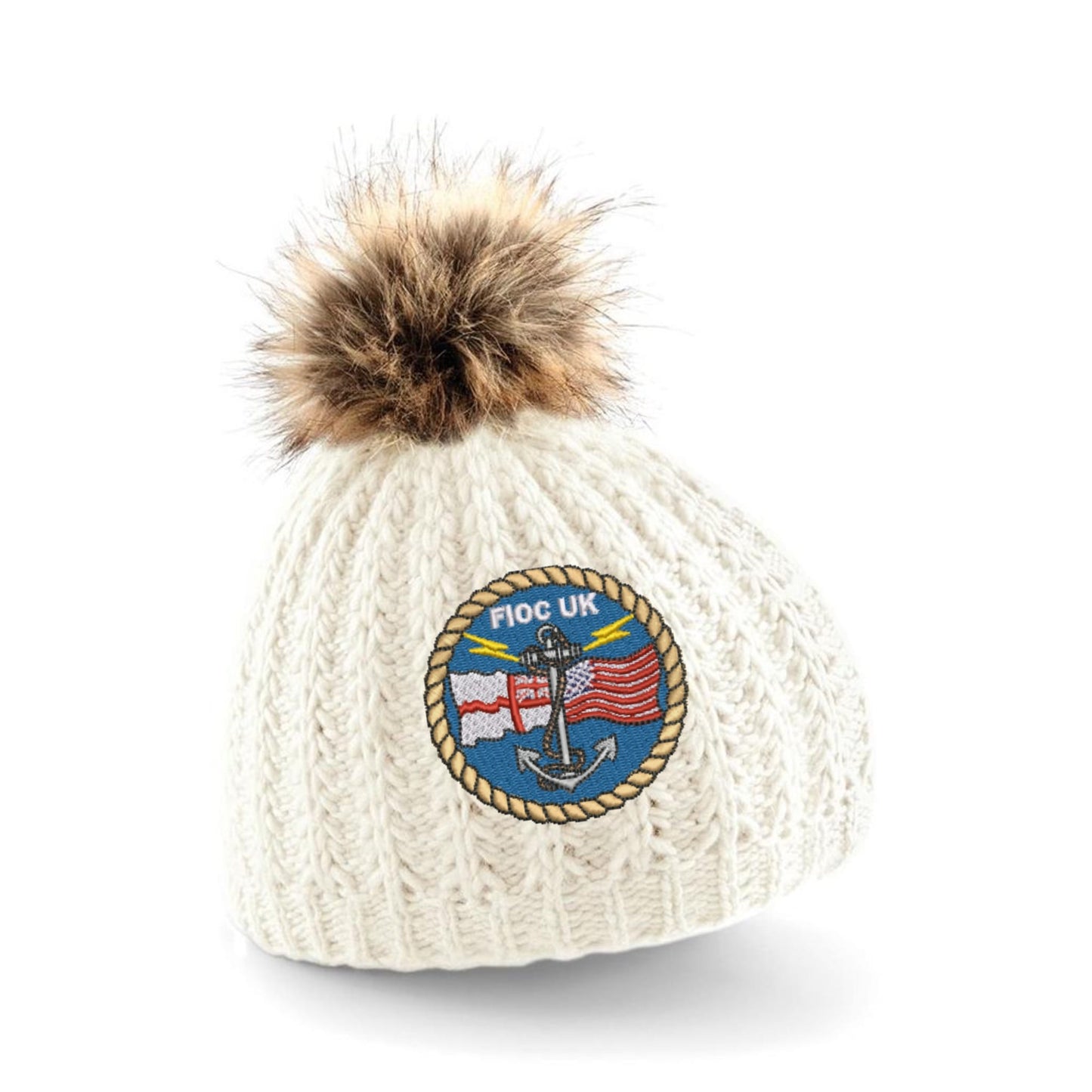 FIOC UK Pom Pom Beanie Hat